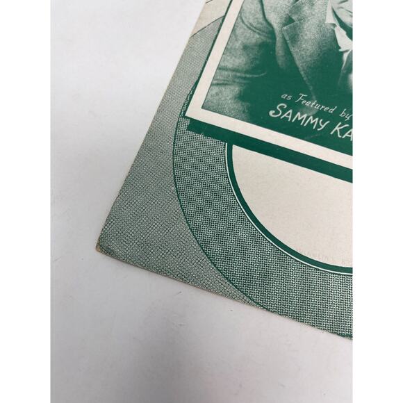 1951 Green Sleeves Sheet Music Sammy Kaye Wolf Parks Manning - Picture 9 of 9